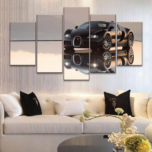 Bugatti Veyron 5 Panel Canvas Print Wall Art - GotItHere.com