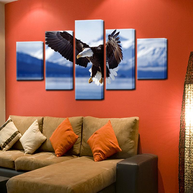 Bald Eagle in Alaska Canvas Print - Stunning 5 Panel Wall Art | Animals ...