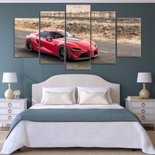 Toyota Supra FT-1 5 Panel Canvas Print Wall Art - GotItHere.com