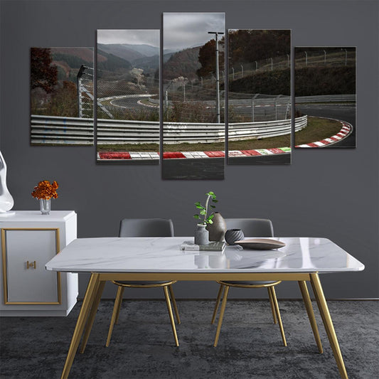 Nurburgring 5 Panel Canvas Print Wall Art - GotItHere.com