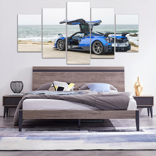 Pagani Huayra 5 Panel Canvas Print Wall Art - GotItHere.com