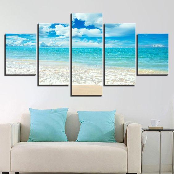 Perfect White Sand Beach Wall Art - Caribbean Bahamas Print – GotItHere.com