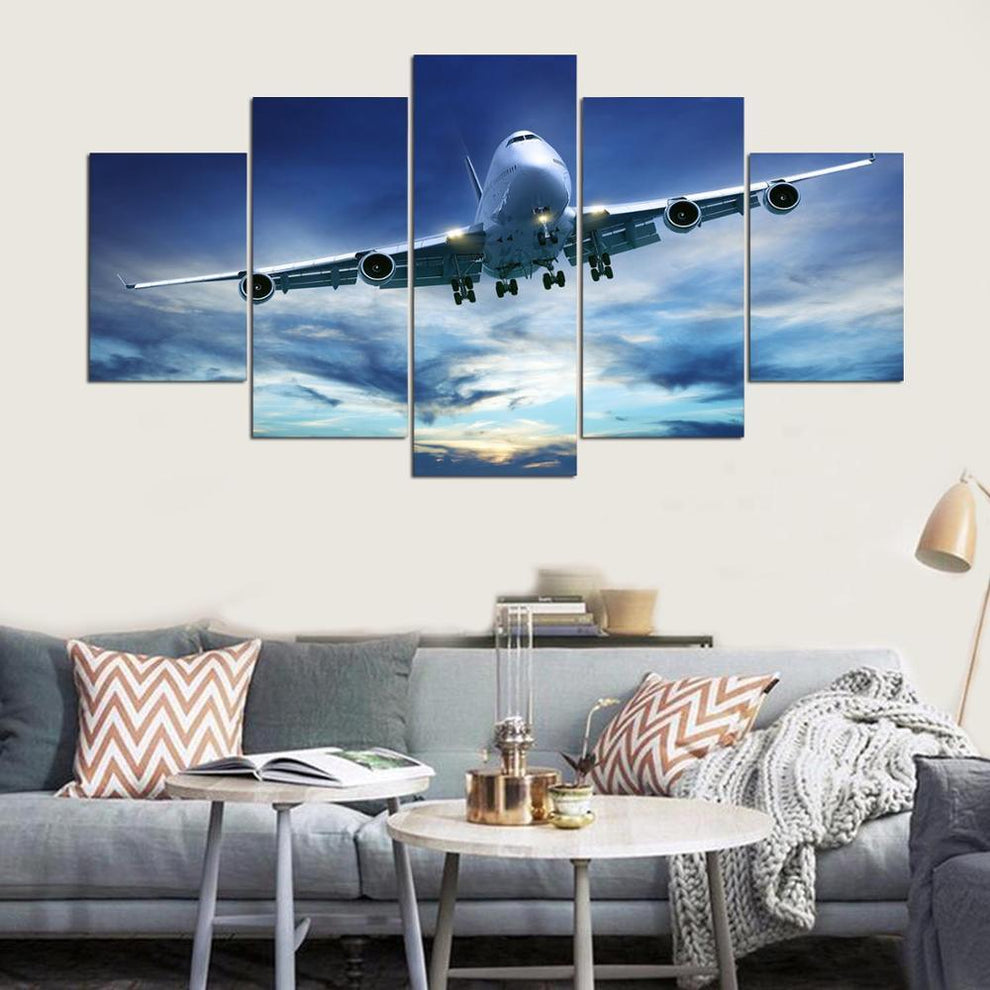 Boeing 747 Aircraft Canvas Print Wall Art – GotItHere.com